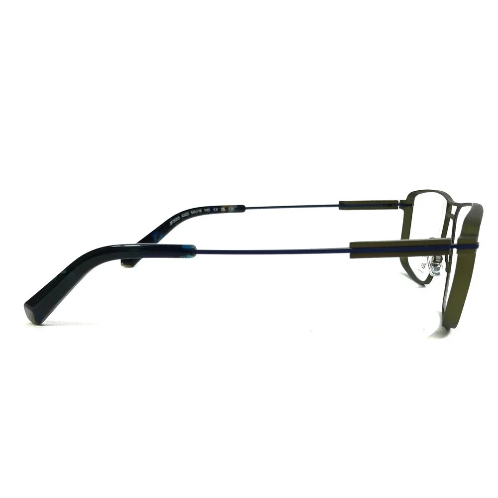 J.F. Rey Eyeglasses Frames JF3053 4325 Blue Green Rectangle Full Rim 54-16-145